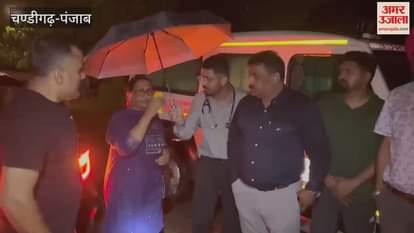 Flood in Tendi Wala village on the border of Ferozepur