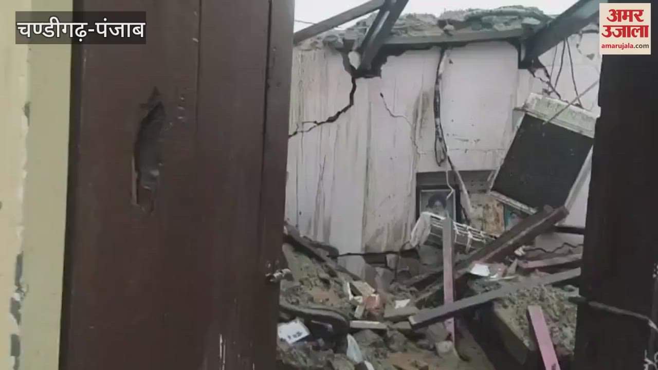 Rain destroyed the homes of six labourers in Tolawal village of Sunam