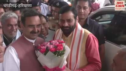 On the third day of the monsoon session, CM Naib Saini reached the House riding a bicycle