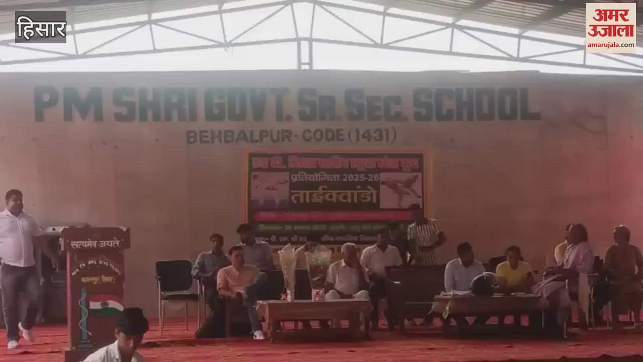 Yasmeen from Bahbalpur became the winner in Taekwondo competition in Hisar