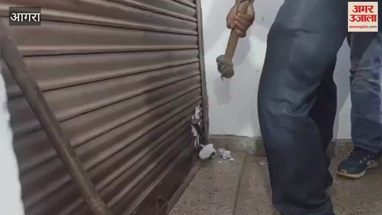 Action continues in the medicine market, locks of the warehouse shutter broken