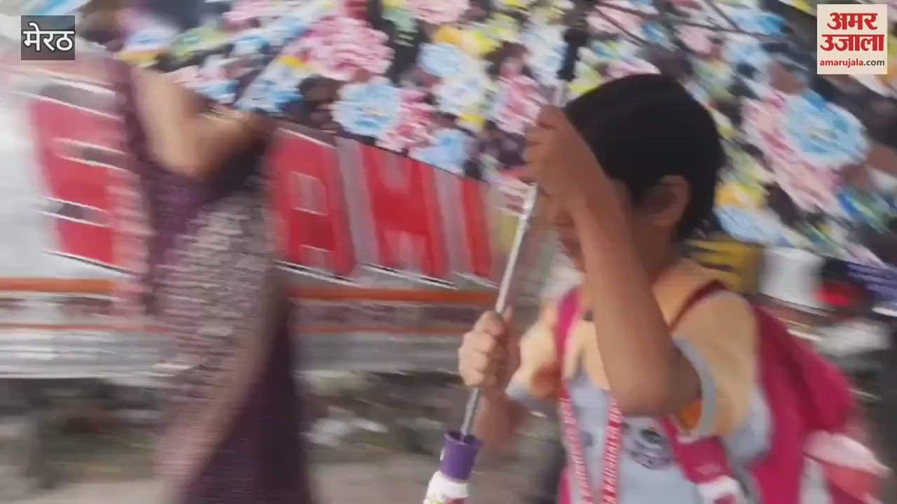 Meerut: Weather became pleasant due to rain