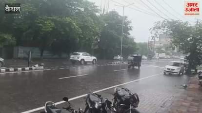 Heavy rain continued intermittently till evening on the second day in Kaithal, an average of 90 mm was recorded in two hours