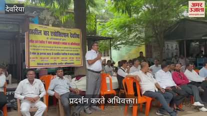 Advocates' strike continues in Sadar Tehsil