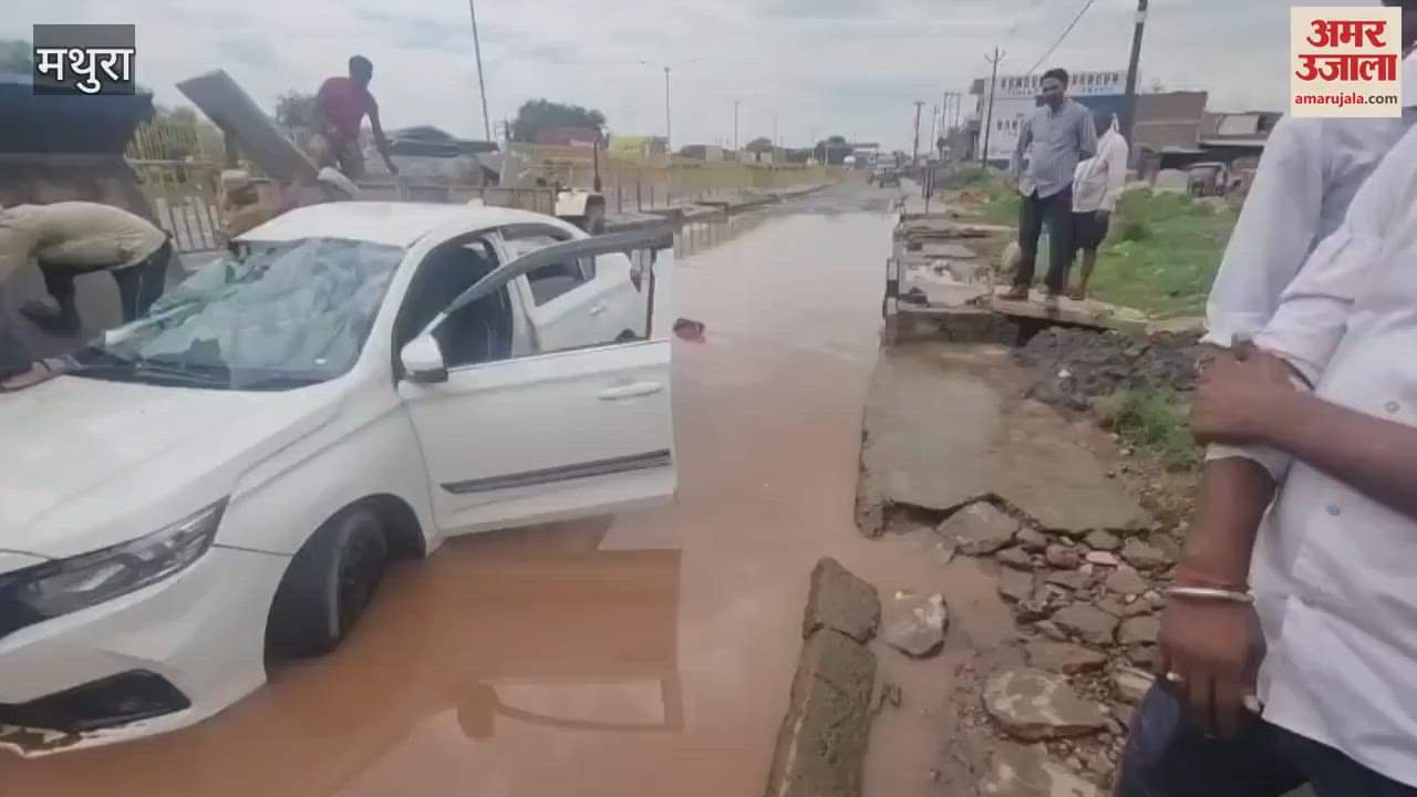trolley full of stones fell on car