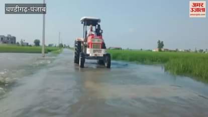 In village Muthian Wala of Ferozepur, river water entered houses and fields