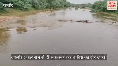 Jalore News: Intermittent Rain Continues, Flooding Disrupts Daily Life, Schools Closed in the District