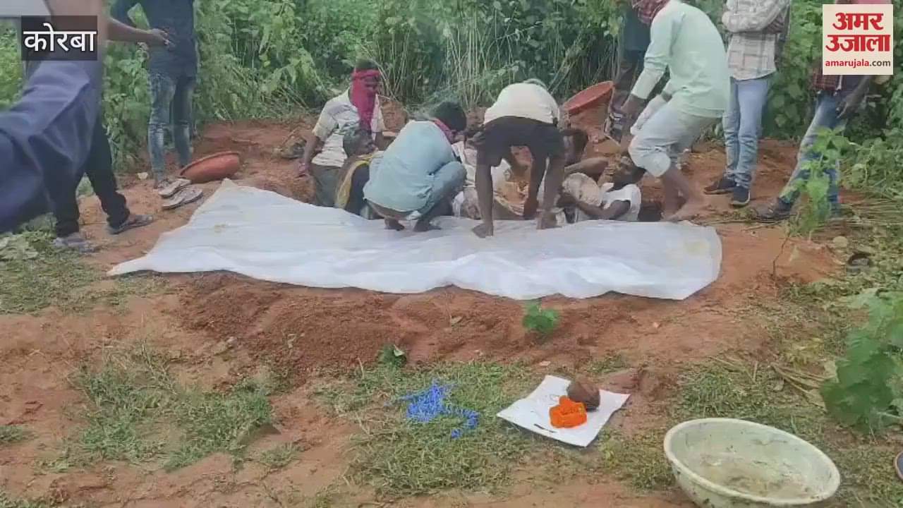 grave excavated at Muktidham in Korba and dead body was taken out