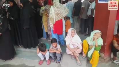 Meerut: The risk of diseases has increased due to the changing weather, long queues of patients are seen in the district hospital