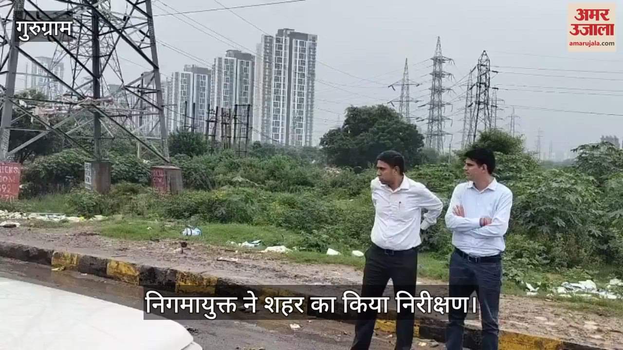 Municipal commissioner inspected the city on Monday in Gurugram and took stock of the cleanliness system