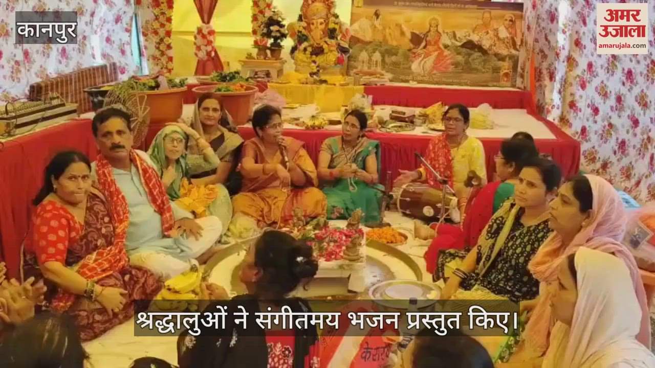 कानपुर में प्रथम गणेश महोत्सव में महा रुद्राभिषेक का आयोजन