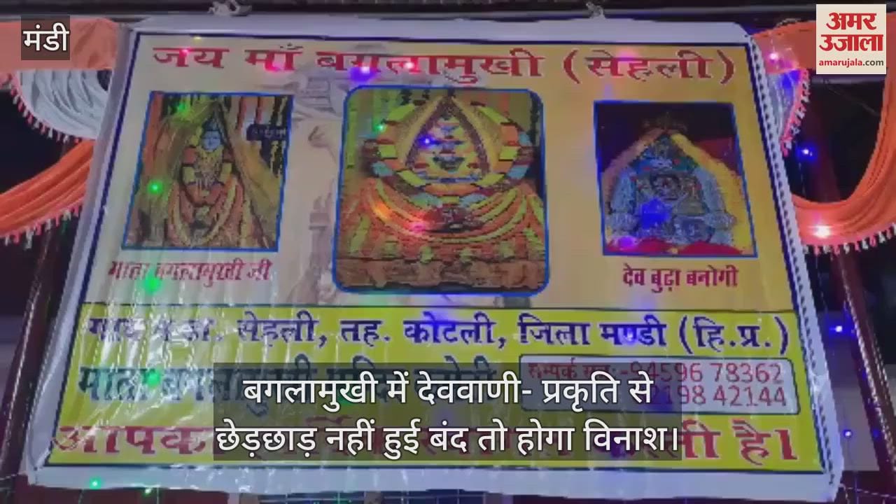Devvaani in Baglamukhi- If tampering with nature is not stopped then there will be destruction