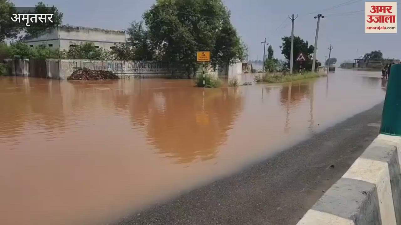 Ravi water reached Gagomahal village of Ajnala