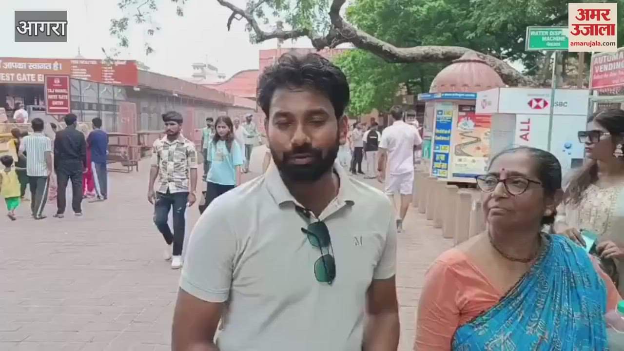 Female tourist got separated from her family at Taj Mahal police found her