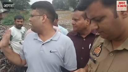 Despite opposition from builders Nagar Nigam started construction work