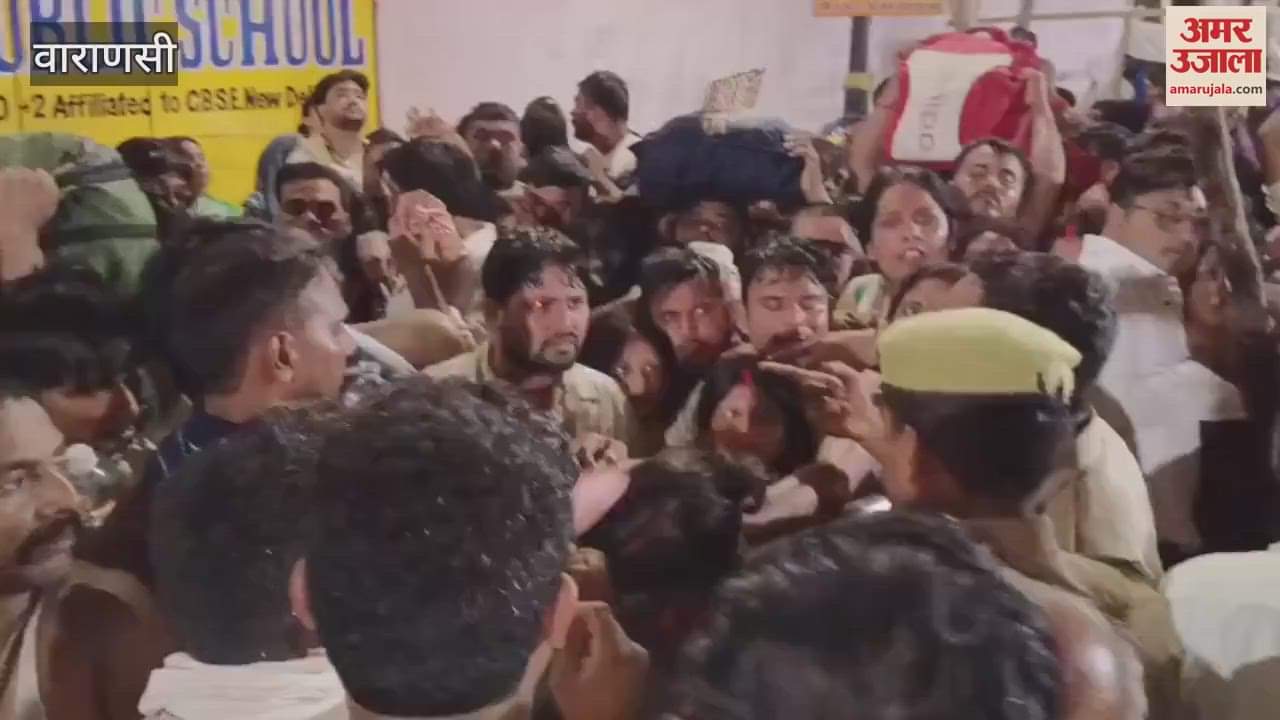 Woman standing outside Lolark Kund for bathing is unconscious