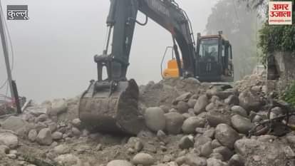 Manali Road restoration work going on in full swing in Aleu