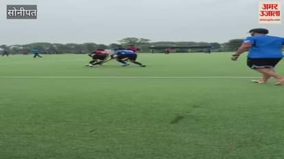 Hockey match organized on National Sports Day in Sonipat, Sonipat Blue defeated Red team by 3-1 margin