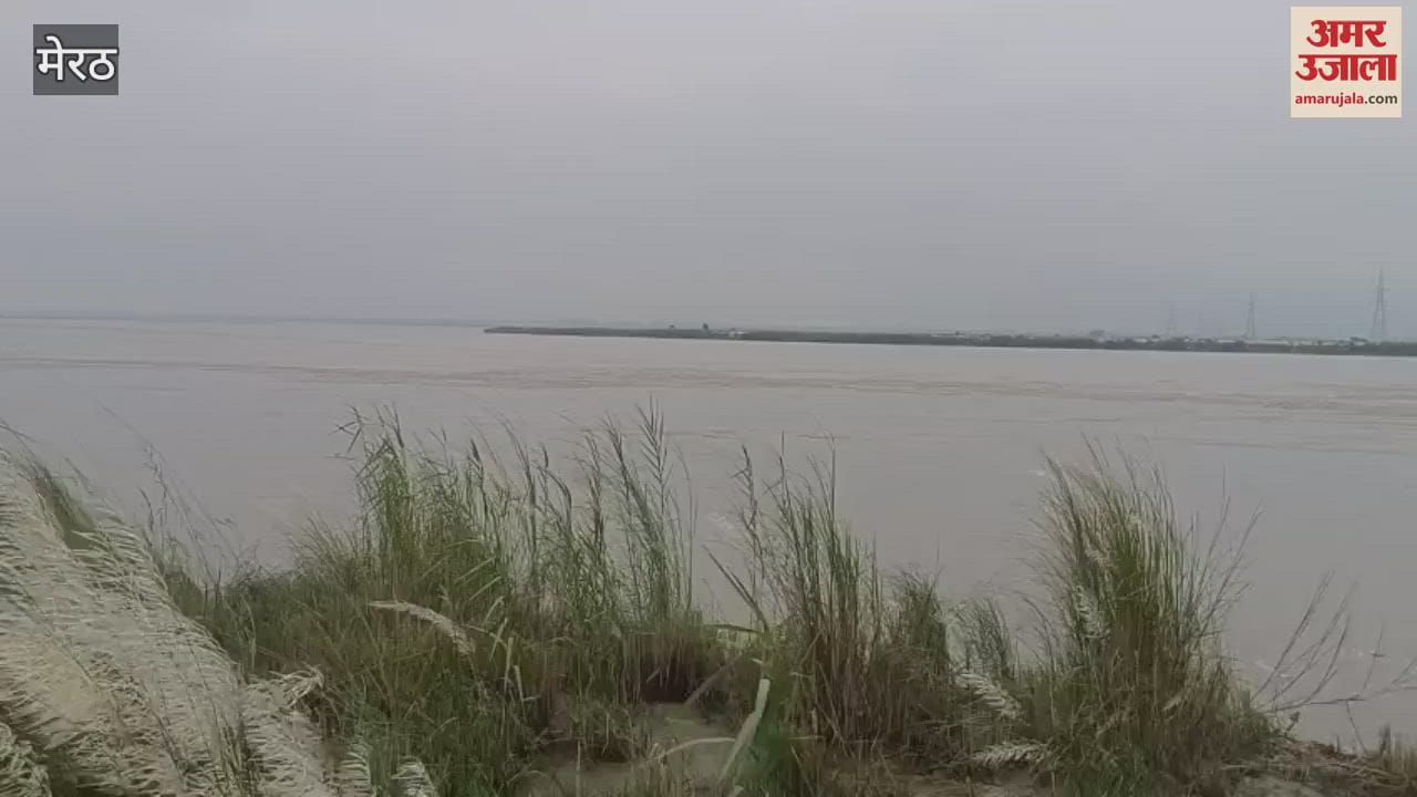 Meerut: 2 lakh 50 thousand cusecs of water released into Ganga from Haridwar