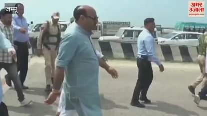 Deputy Chief Minister Surinder Chaudhary inspected the damaged Vijaypur Devika bridge and directed for early repair