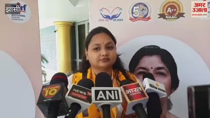 Jhansi: After receiving the gold medal, brilliant student Rishika spoke, listen to the video