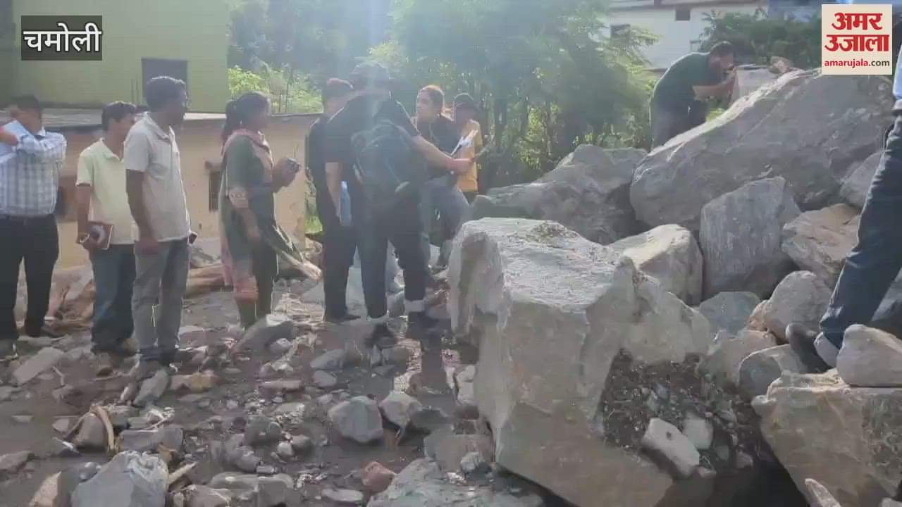 Scientists inspected several areas in disaster-affected Tharali and took samples