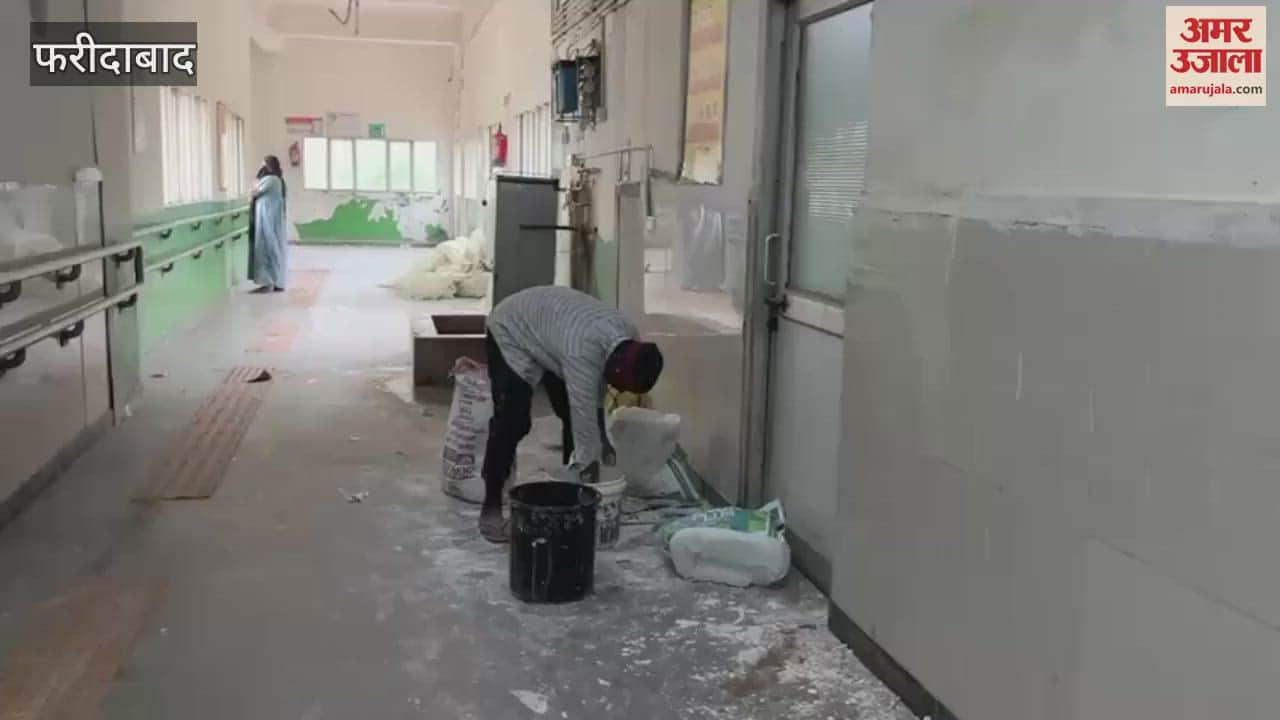 Work has also started inside the hospital for beautification in BK Hospital