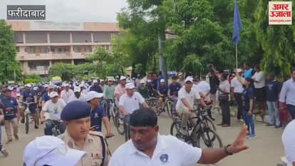 Cyclothon rally held in Faridabad