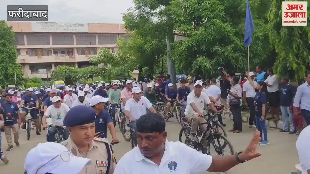 Cyclothon rally held in Faridabad