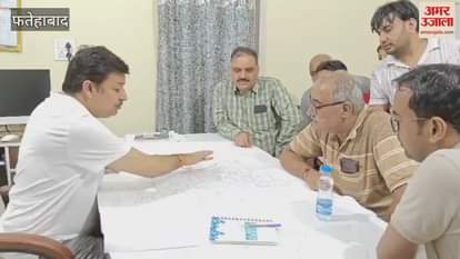 District administration on alert mode to deal with rain in Fatehabad, DC and SDM inspected Bhuna