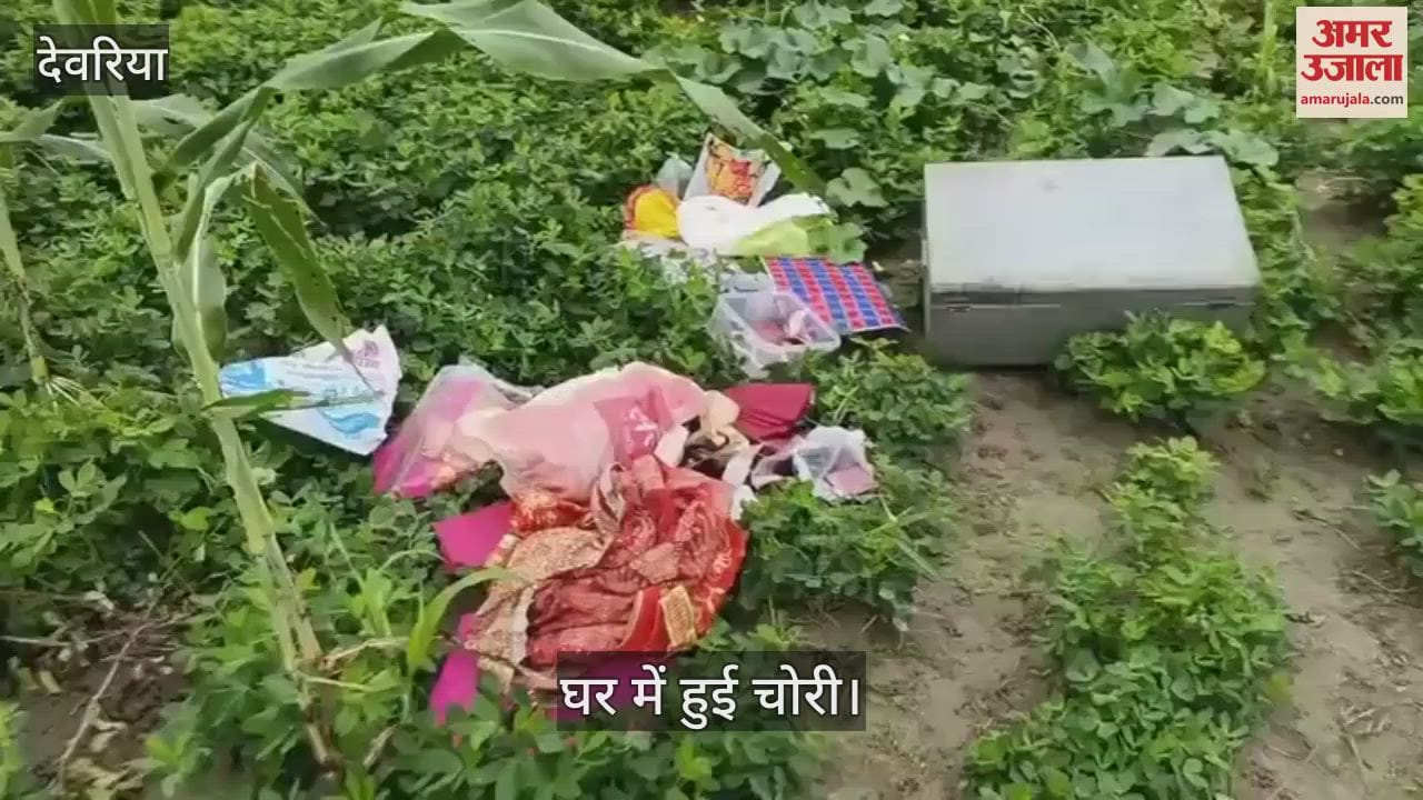 Thieves entered the house by opening the back door, stole 40 thousand cash and jewelry worth three lakhs