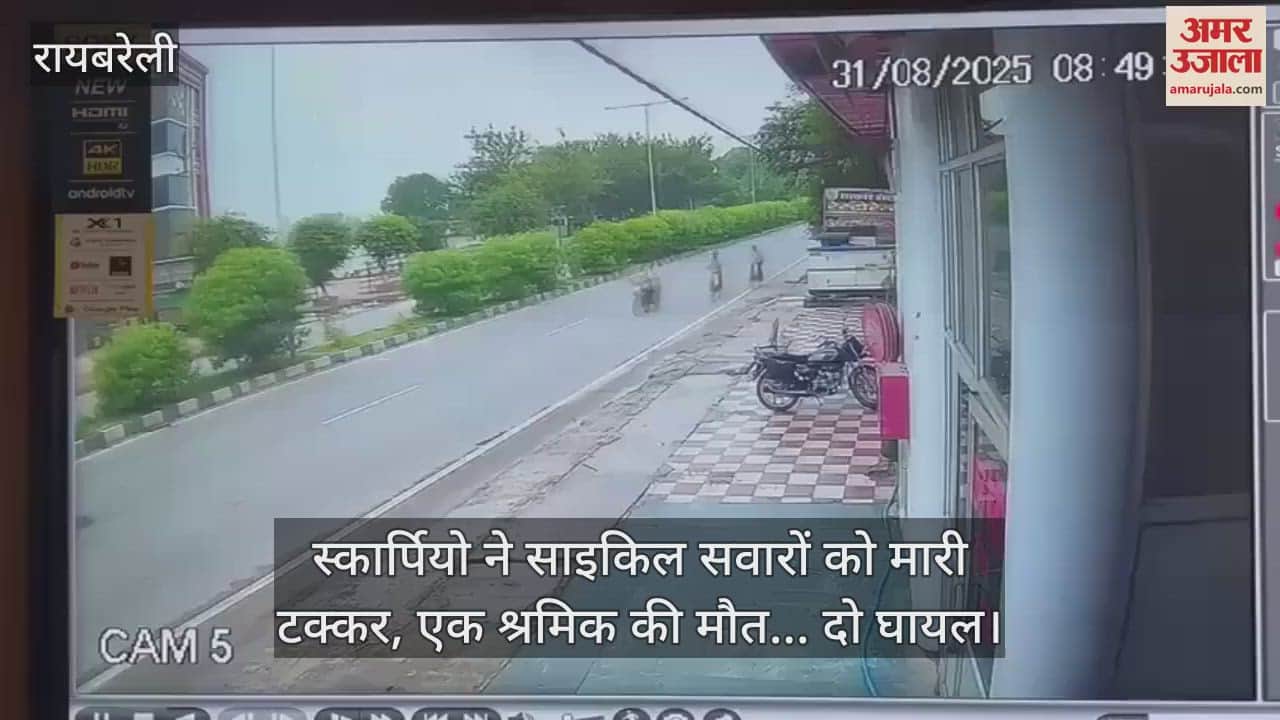 रायबरेली में स्कार्पियो ने साइकिल सवारों को मारी टक्कर, एक श्रमिक की मौत... दो घायल
