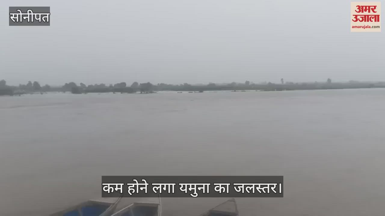 Yamuna's water level started decreasing