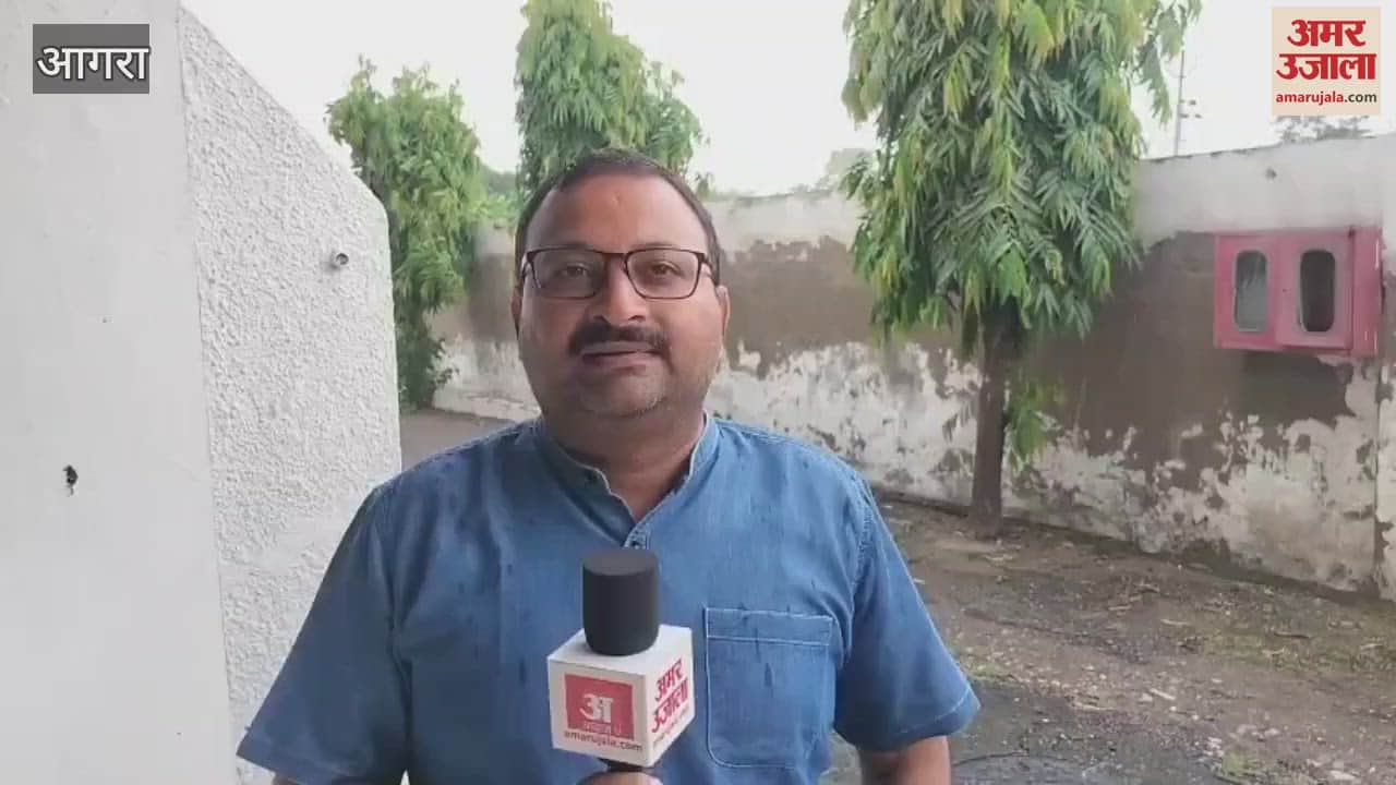 Heavy rain in Agra Yamuna starts scaring