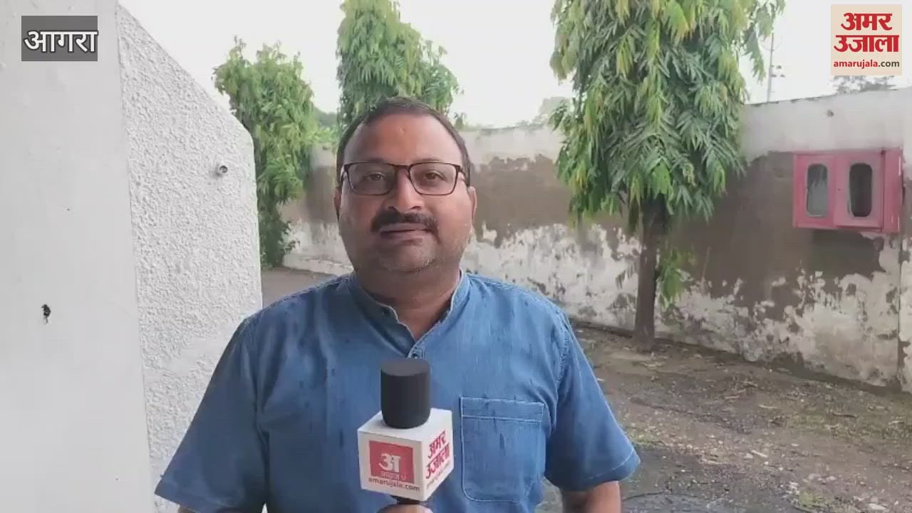 Heavy rain in Agra Yamuna starts scaring