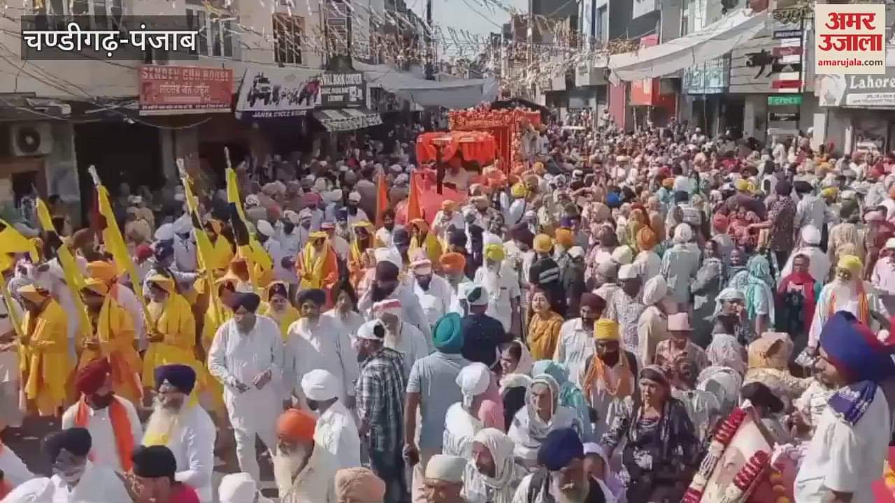 huge Nagar Kirtan was taken out in Batala on the occasion of the marriage of the first Patshahi Shri Guru Nanak Dev