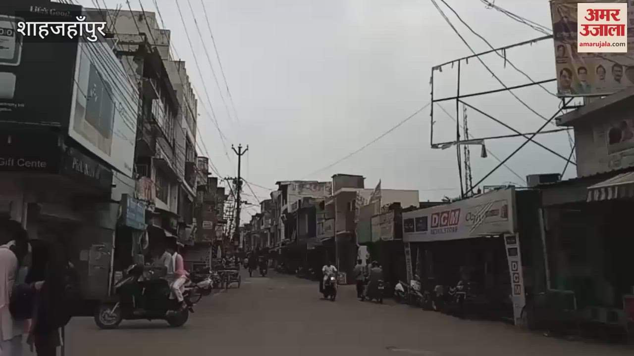 Cloud cover over Shahjahanpur Relief from heat due to cold wind