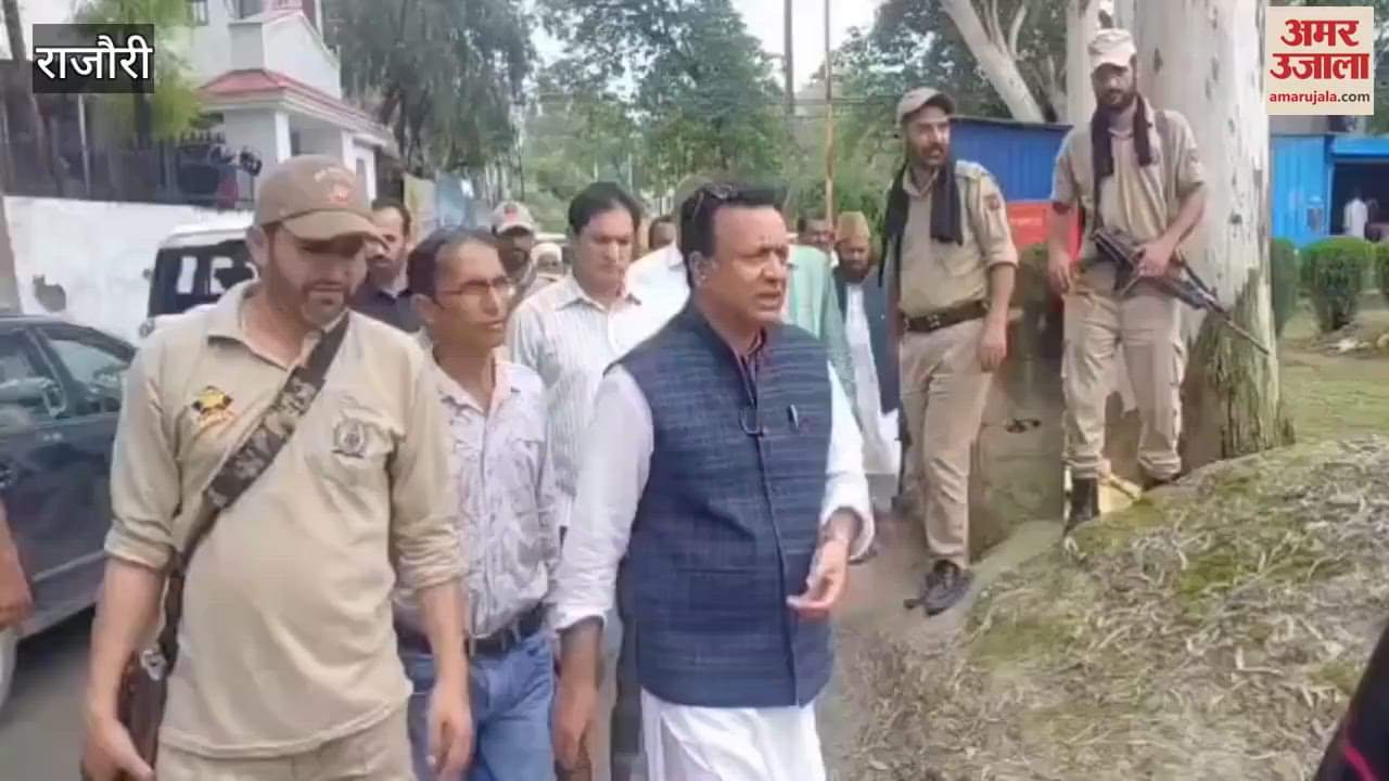 Former minister and senior BJP Leader choudhary zulifkar ali today met DC Rajouri Abhishek sharma