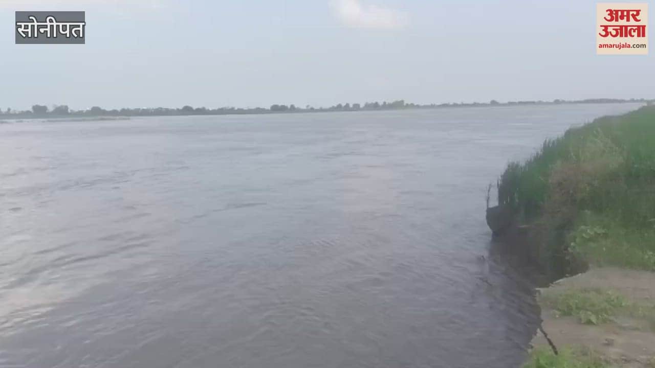 Due to several hours of rain in Sonipat, the city is waterlogged, the bus stand is surrounded by water from all sides