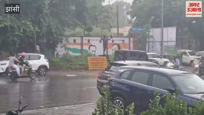 Jhansi: Heavy rain, darkness prevailed during the day, more than 15 mm of rain in 24 hours