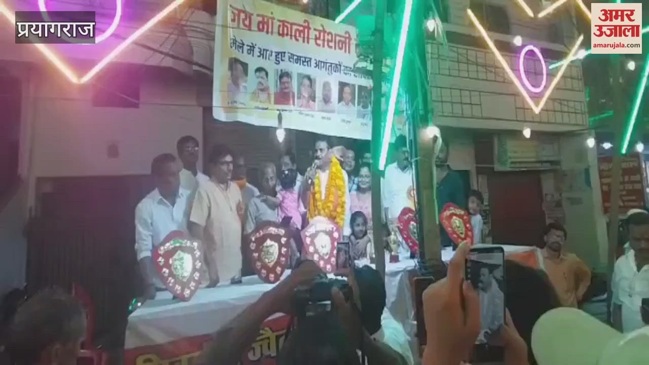 Crowd of devotees gathered at Dadhikando fair of Rajapur at night, tableaus were taken out