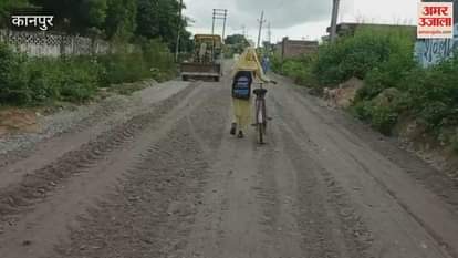 Mandhana Tikra road widening work has gained momentum, traffic will be smooth