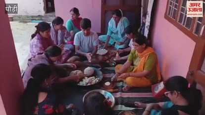 Srinagar Bhandara organised at Nanda Devi temple on the occasion of Nandashtami