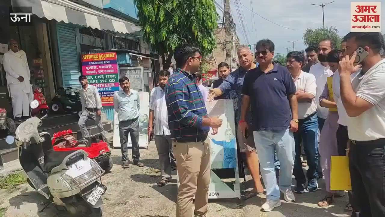 Una The municipal administration came into action as soon as the rain stopped