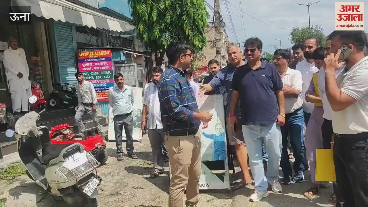 Una The municipal administration came into action as soon as the rain stopped