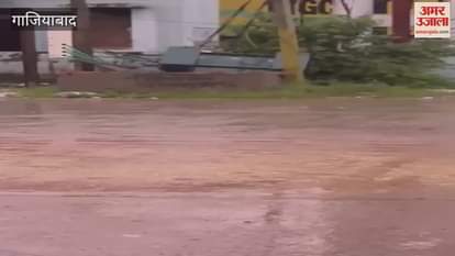 Transformer fell down from platform due to rain on MG Road in Mussoorie for several hours