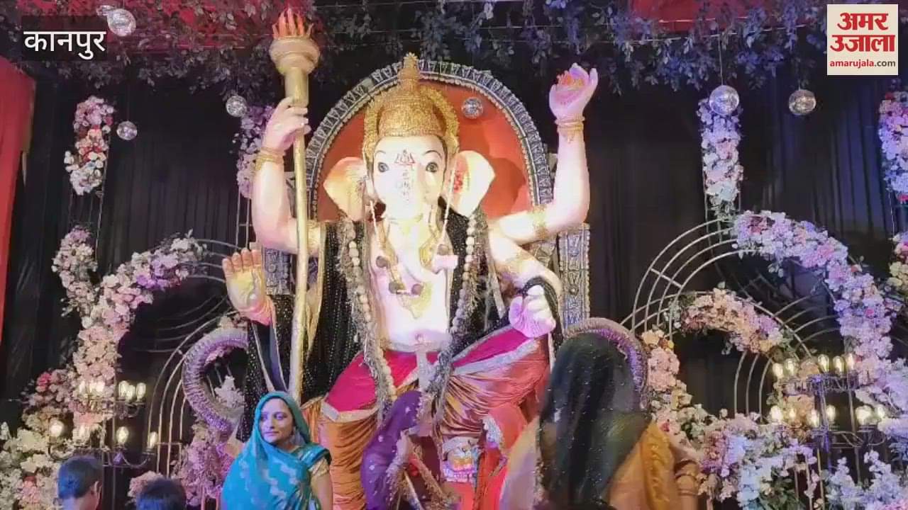 Bid farewell to Ganpati by throwing abir-gulal