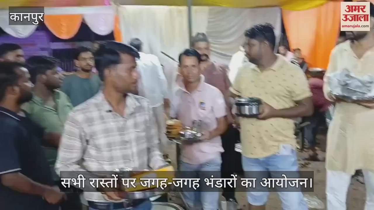 कानपुर पनकी मंदिर: बुढ़वा मंगल पर जगह-जगह भंडारे, श्रद्धालुओं के लिए सुविधा