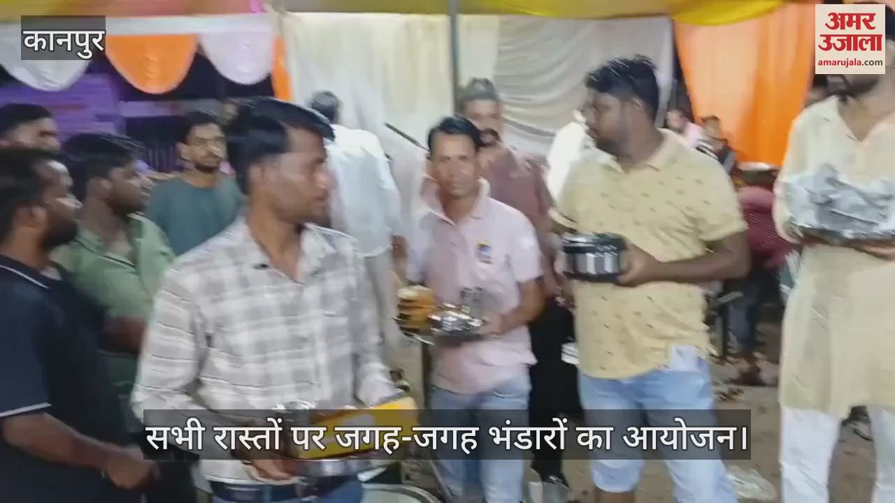 कानपुर पनकी मंदिर: बुढ़वा मंगल पर जगह-जगह भंडारे, श्रद्धालुओं के लिए सुविधा