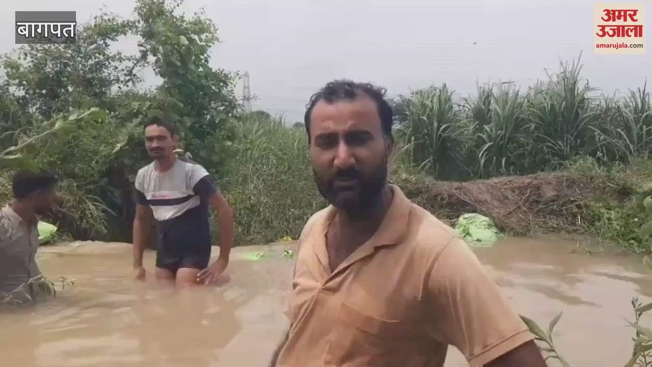 Baghpat: Farmers cropped up to break the tracks of Chaugama Canal